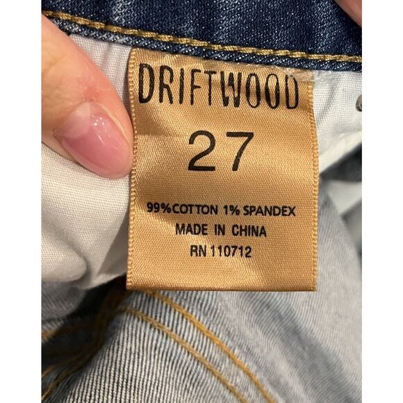 Driftwood Blue Classic Gizelle Embroidered Women's Jeans‎ Size W27 L29 - Picture 4 of 5